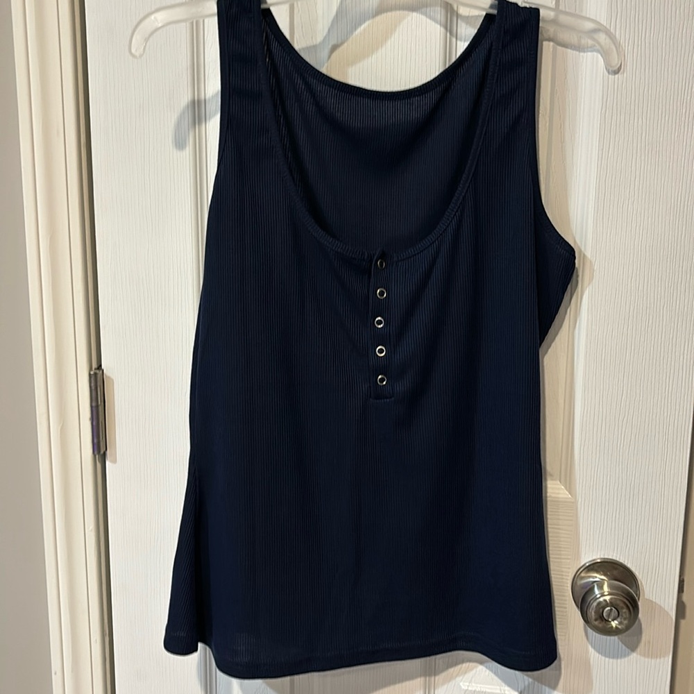 Never Worn Sexy Navy Tank Top